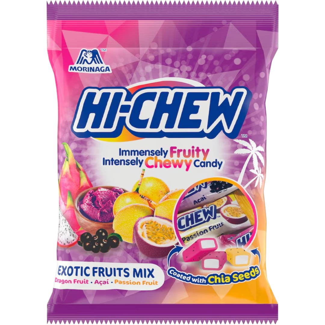 Hi-Chew Exotic Fruits Mix Peg Bag - 3.53oz (100g) – Poppin Candy