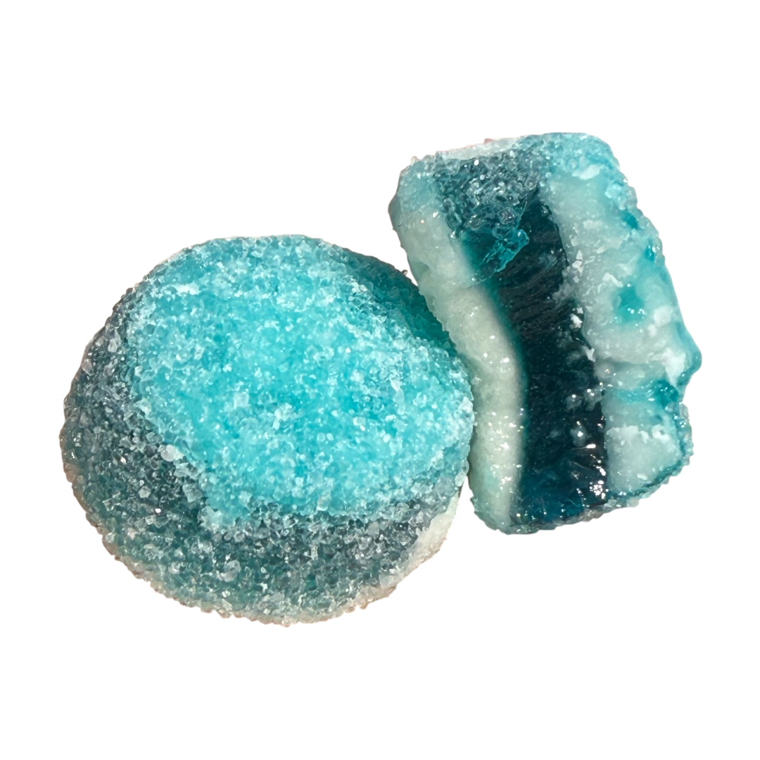 Fondant Filled Blue Raspberry Tarts