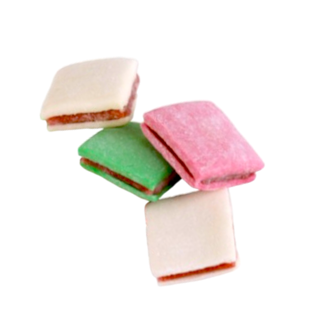 Strawberry, Watermelon & Cream Sweet Liquorice Sandwiches