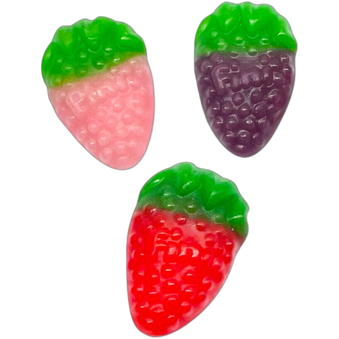 Strawberry Pie, Sour Strawberry & Wild Strawberry Trio