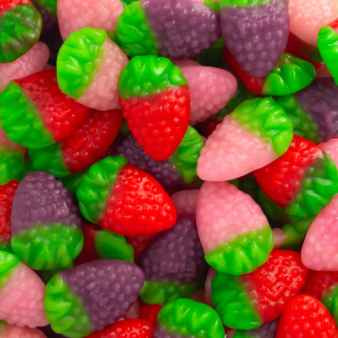 Strawberry Pie, Sour Strawberry & Wild Strawberry Trio – Poppin Candy