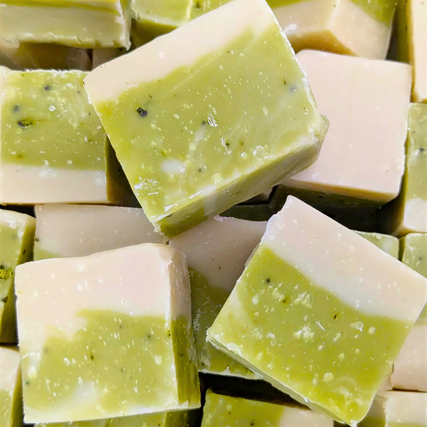 Matcha White Chocolate Fudge