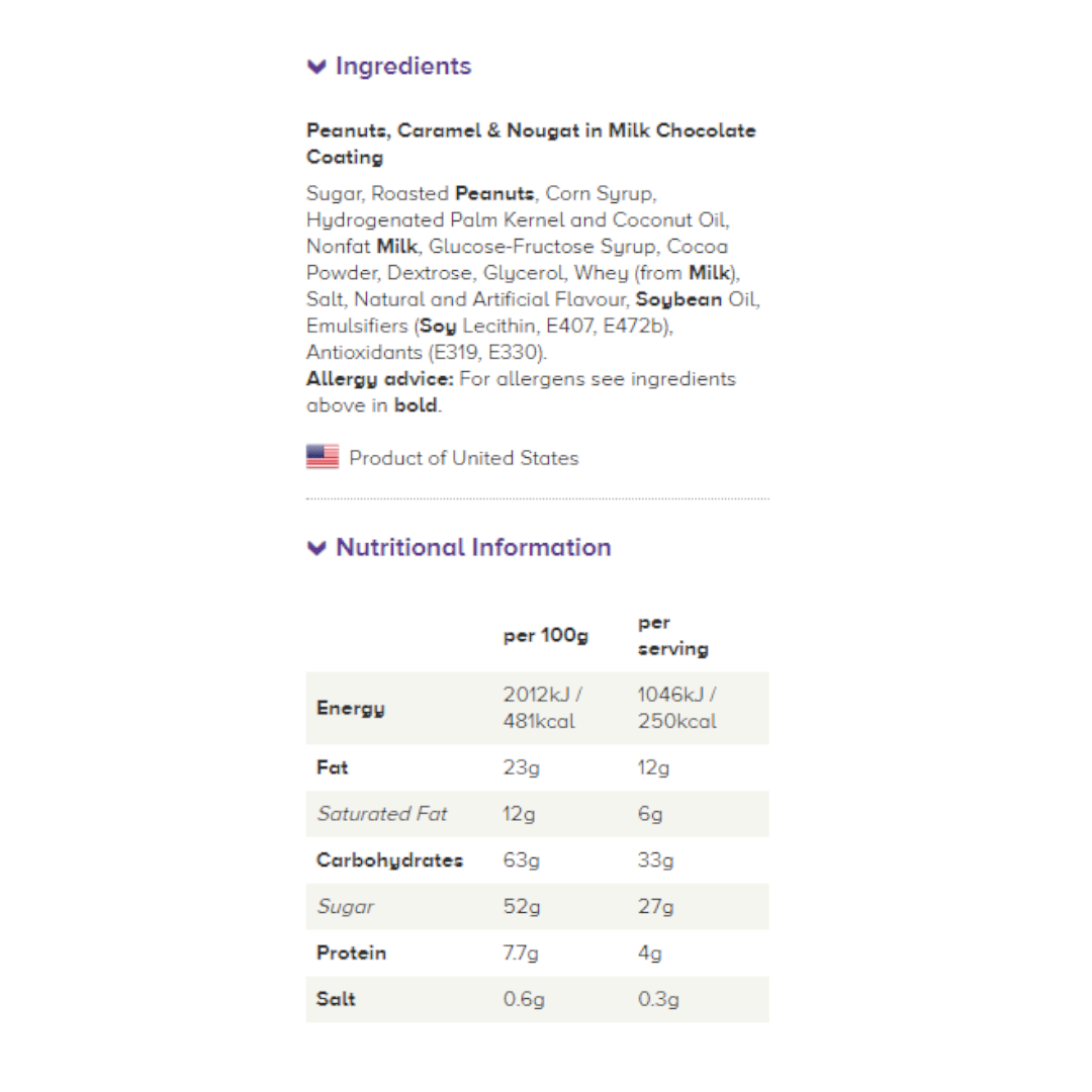 Baby Ruth King Size Bar - 3.3oz (94g)
