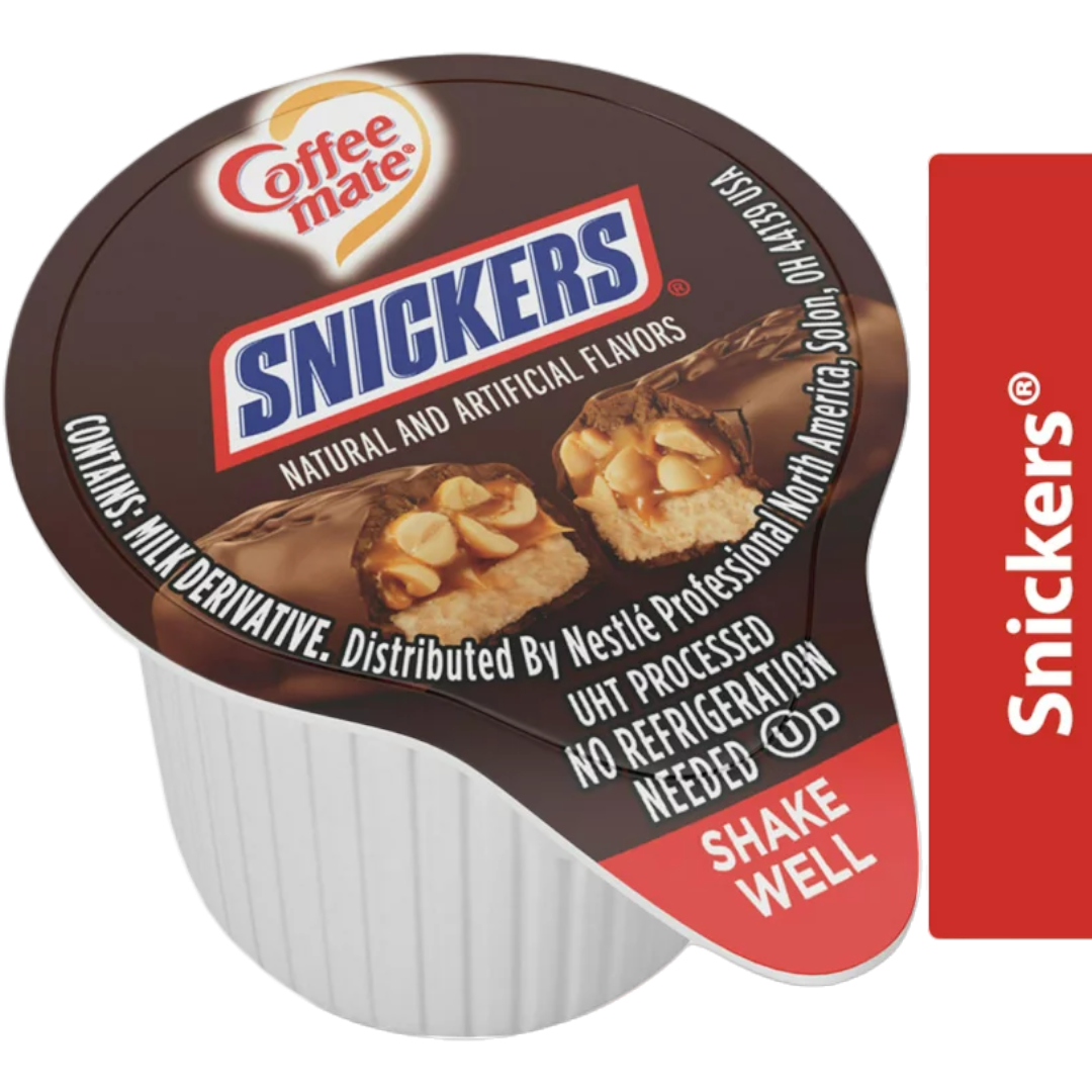 Coffee-Mate Snickers Flavour Liquid Creamer Single - 0.375fl.oz (11ml)