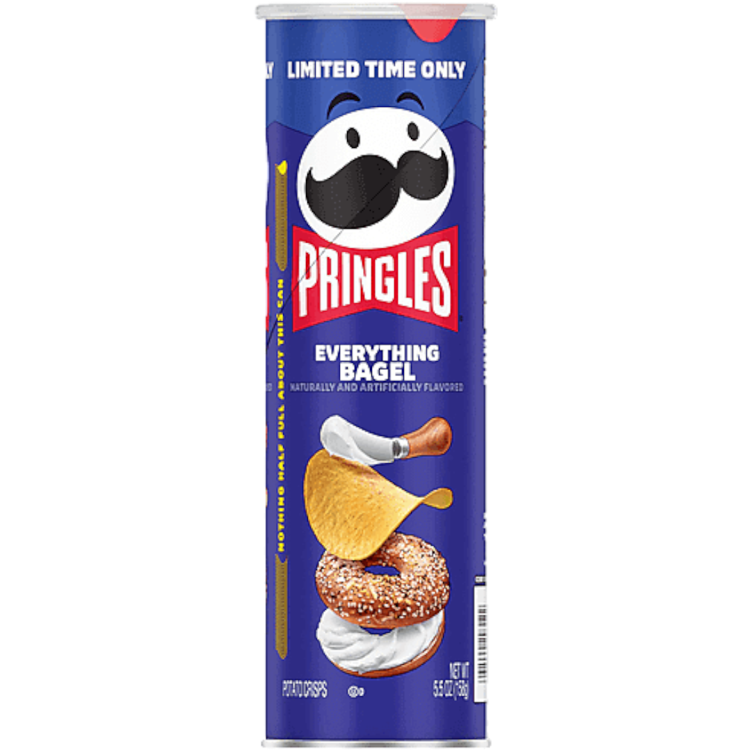 Pringles Everything Bagel (Limited Edition) 5.5oz (155g) Poppin Candy