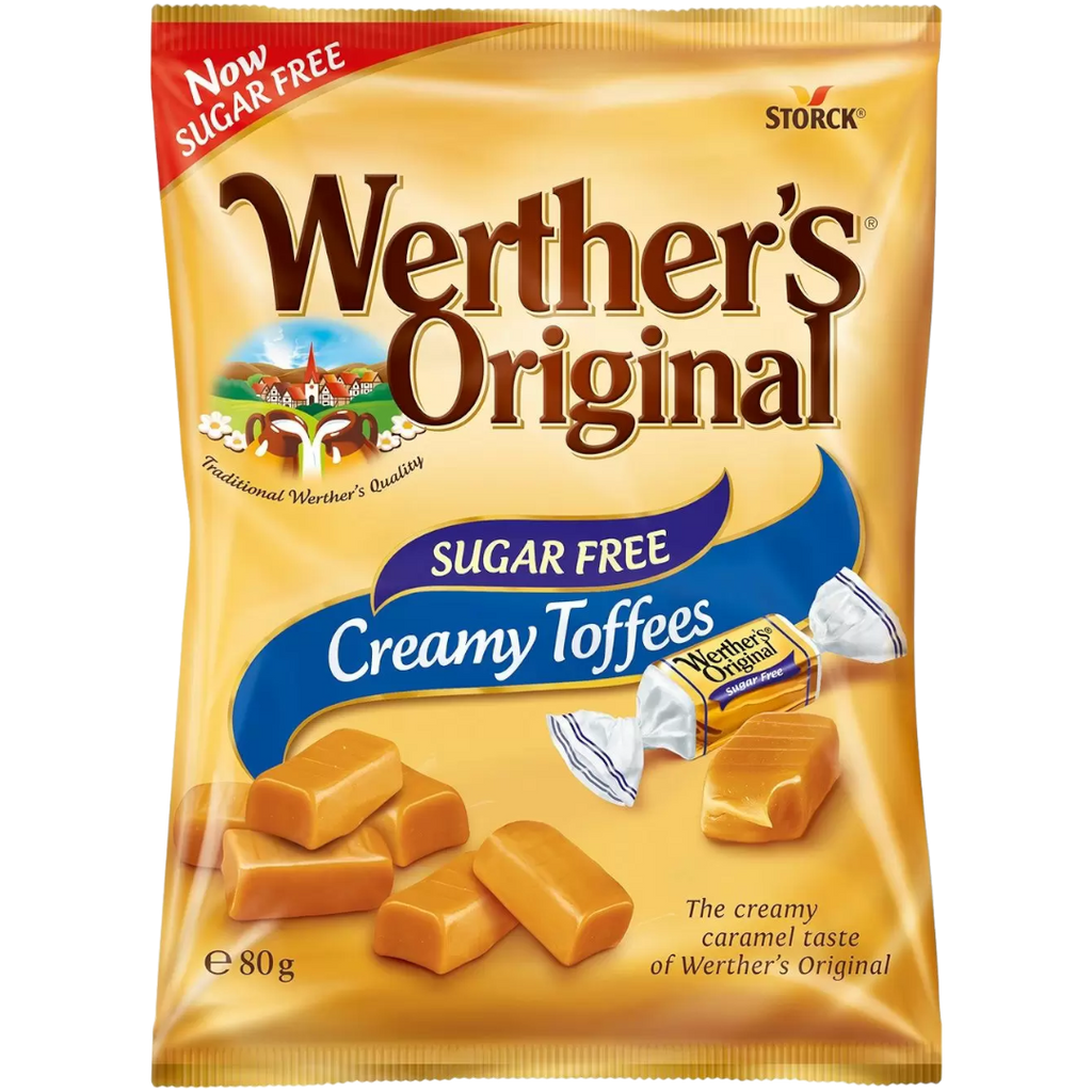 Werther's Original Sugar Free Creamy Toffees - 2.29oz (65g)