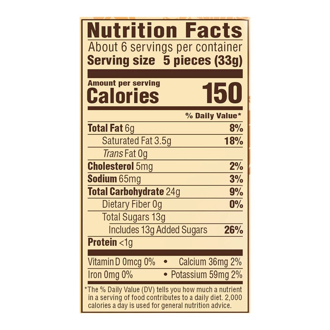 Werther's Original Harvest Soft Caramels Cinnamon Crème Flavour Share Bag (Fall Limited Edition) - 7.4oz (210g)