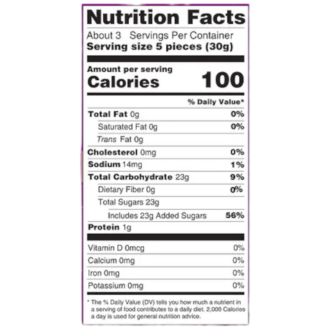 Warheads Gummy Body Parts Peg Bag - 3oz (85g)