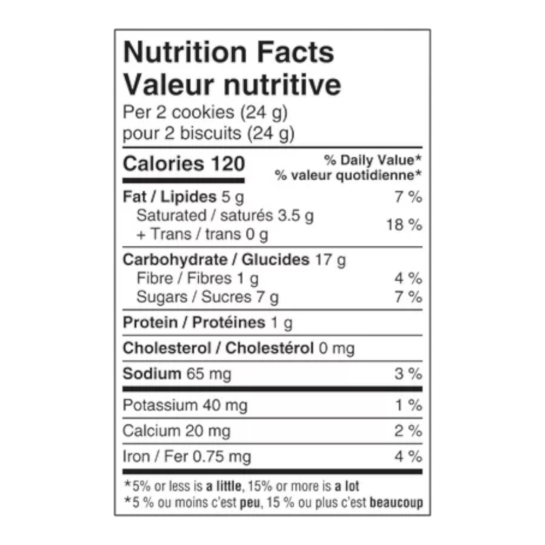 Bear Paws Crunchy Caramel Crunch Flavour Cookies (Canada) - 8.47oz (240g)