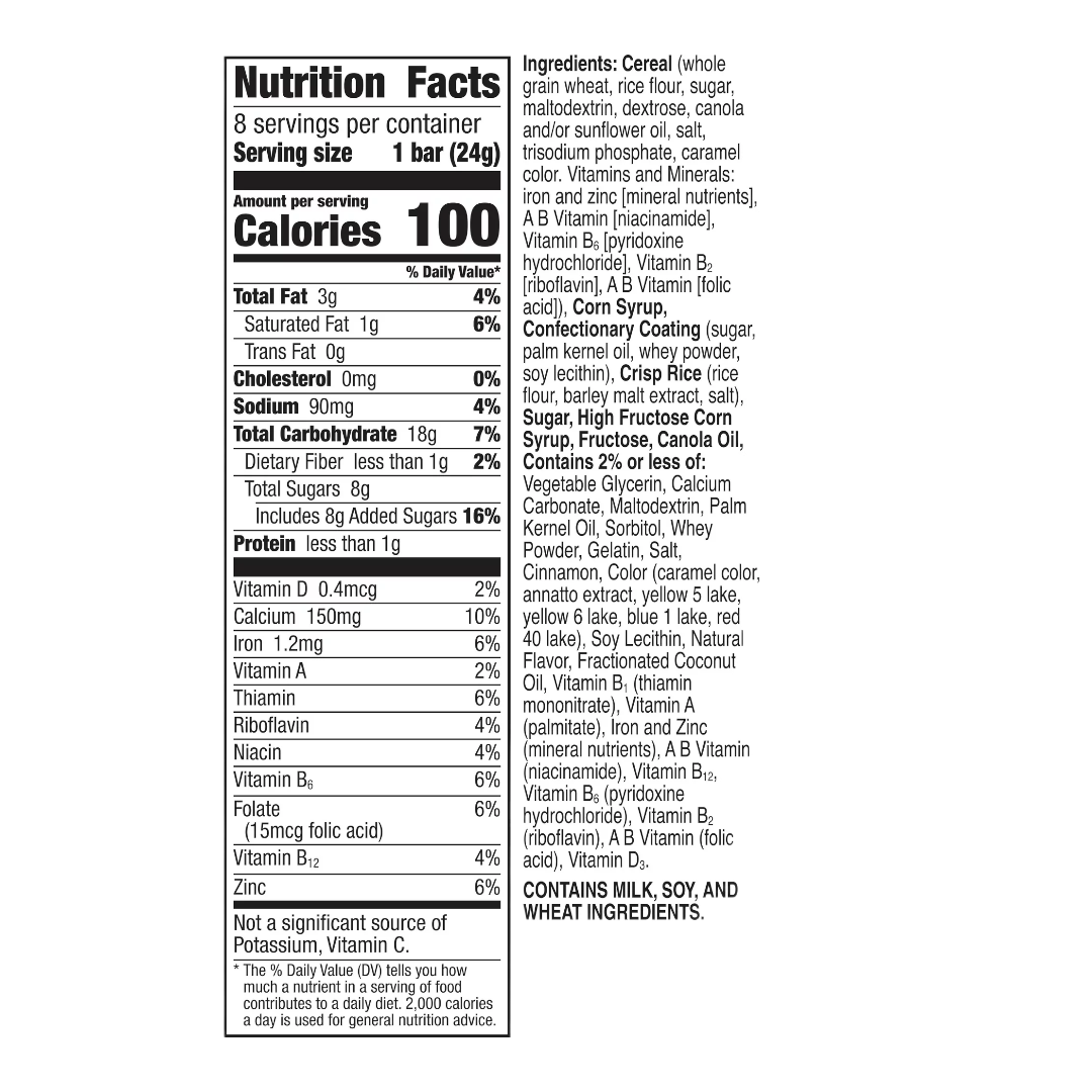 Kellogg's Cinnamon Toast Crunch Treats Bars