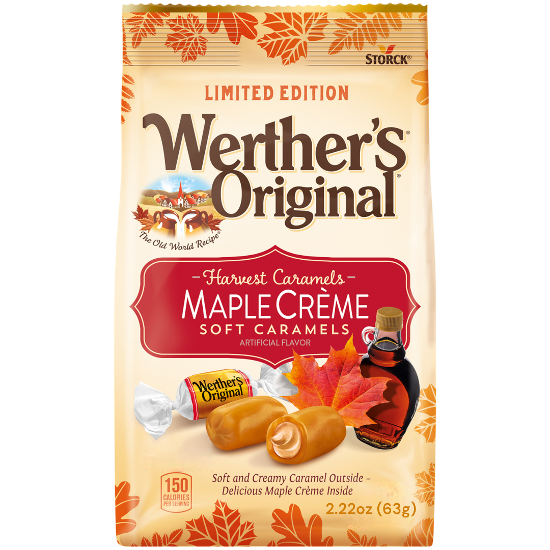 Werthers Original Harvest Soft Caramels Maple Crème Flavour Fall Lim