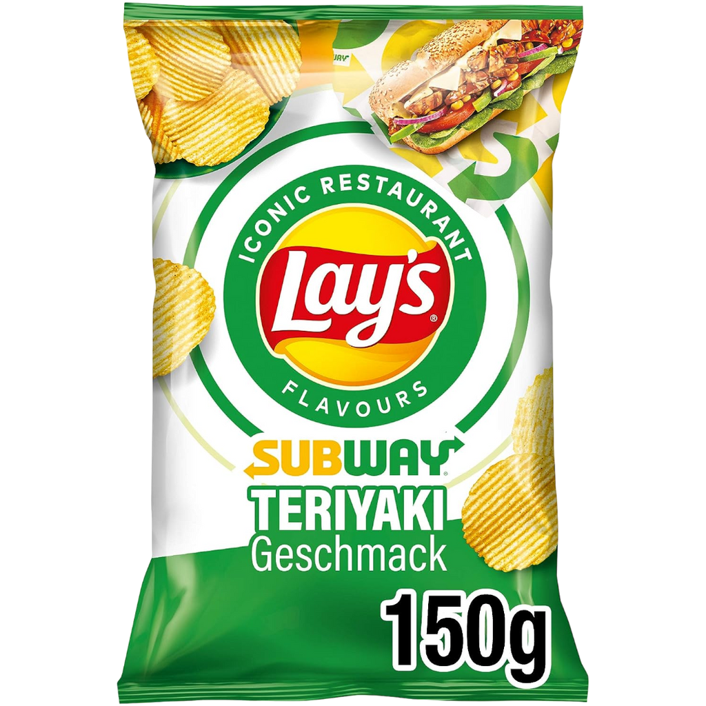 Lay's Subway Teriyaki Flavoured Potato Crisps - 5.29oz (150g)