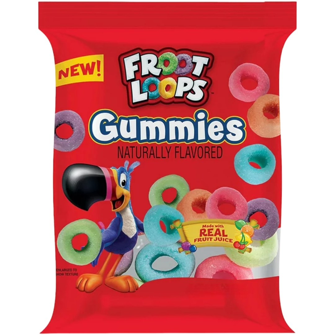 Froot Loops Gummies Peg Bag - 7oz (198.4g)