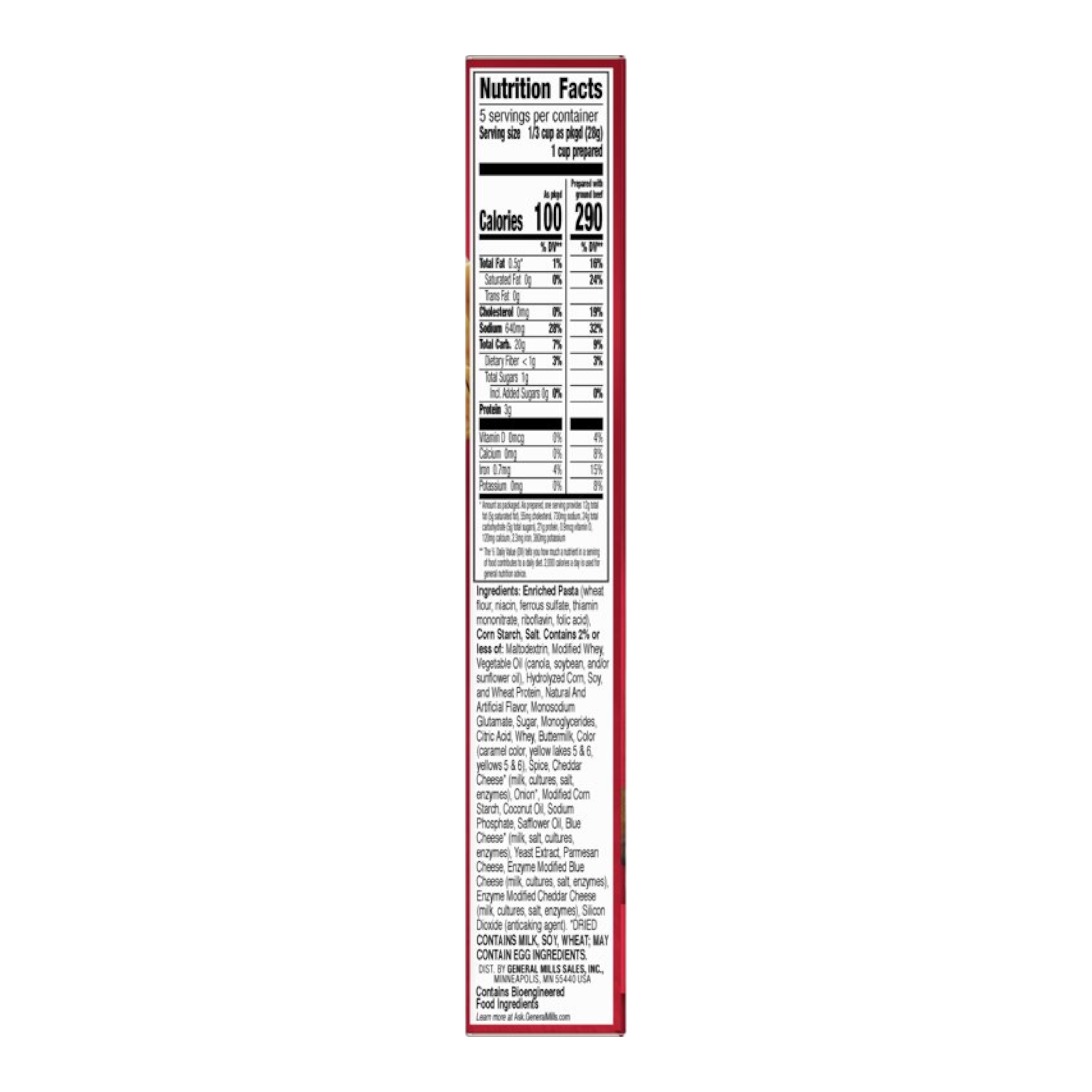 Hamburger Helper Cheesy Beef Pasta- 5.2oz (147g)