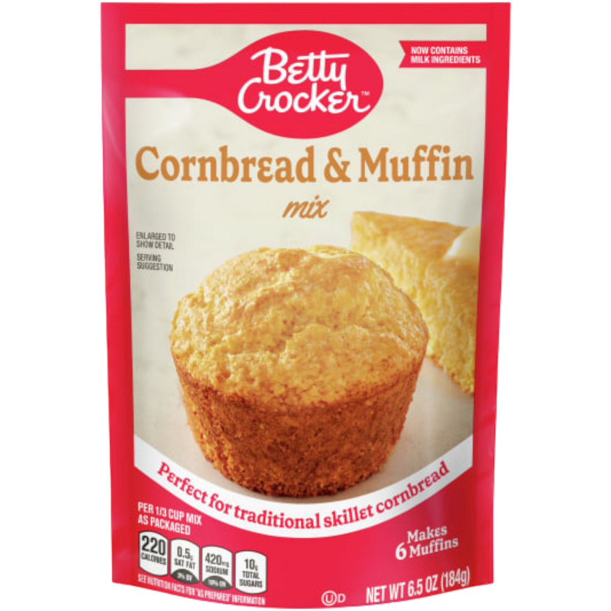 Betty Crocker Cornbread & Muffin Mix 6.5oz (184g) Poppin Candy