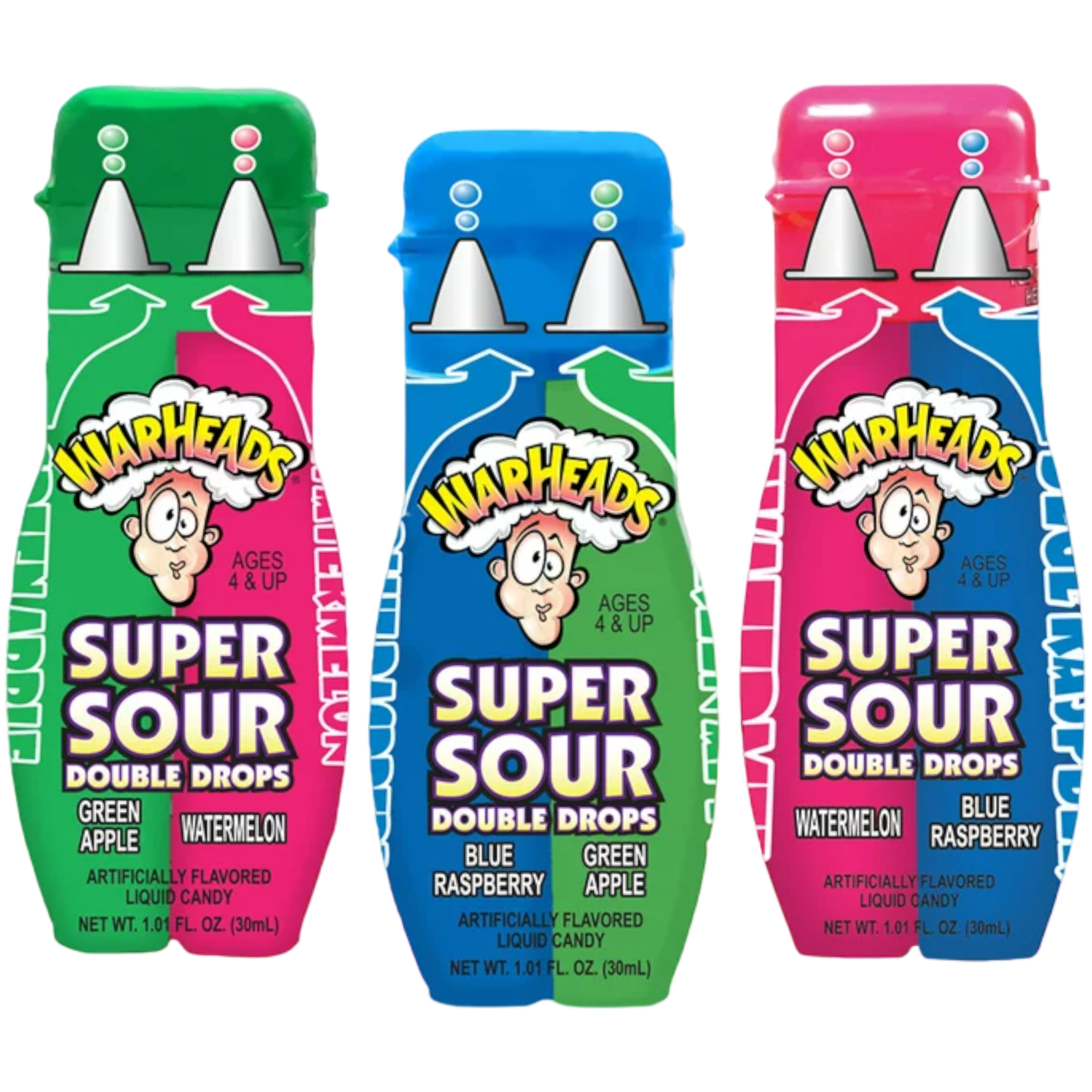 Warheads Super Sour Double Drops - 1.01fl.oz (30ml)