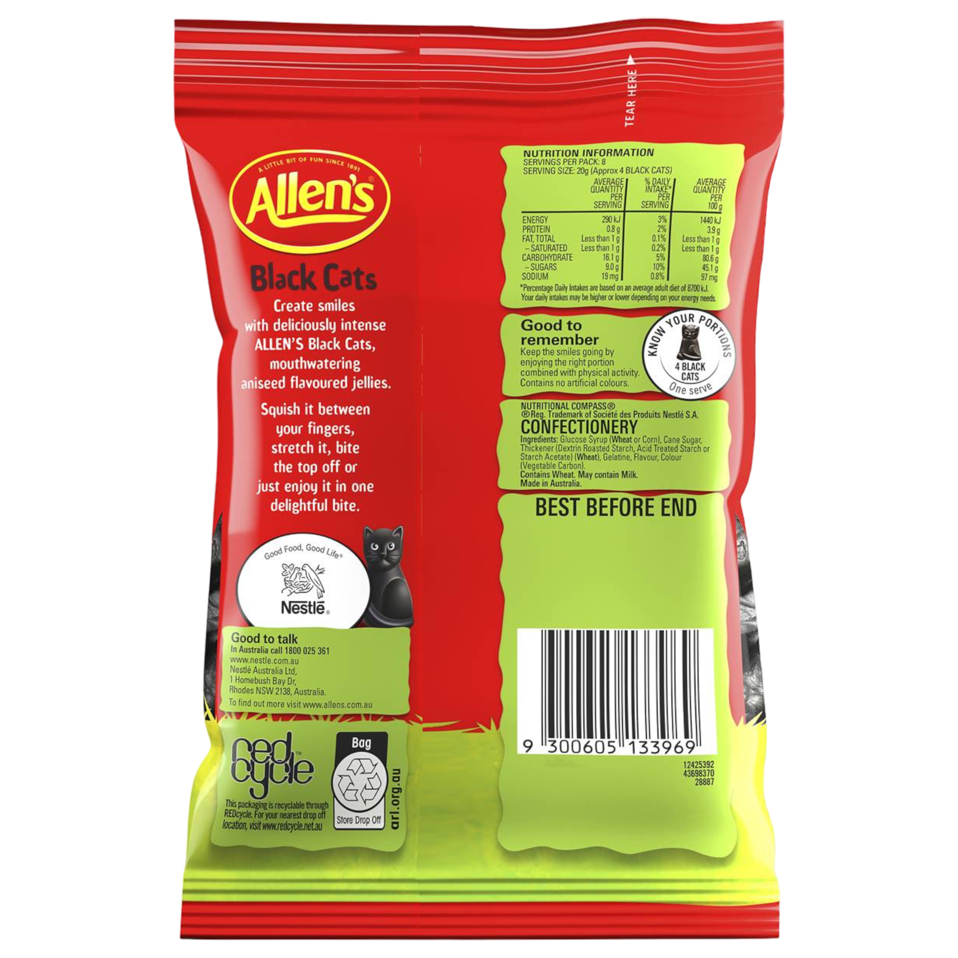 Allen's Black Cats (Australia) - 5.9oz (170g)