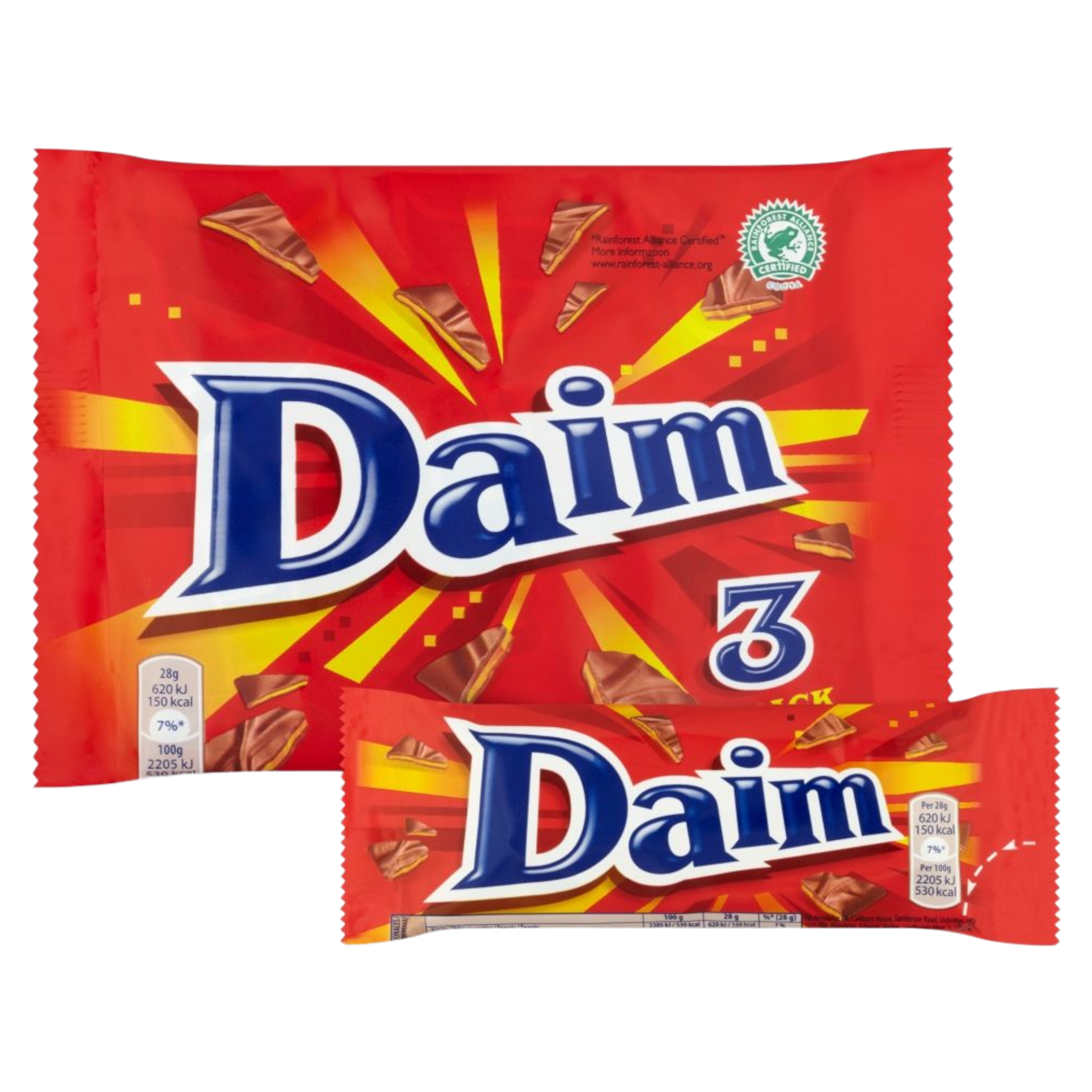 Daim Chocolate Bar 3 Pack - 2.9oz (84g)
