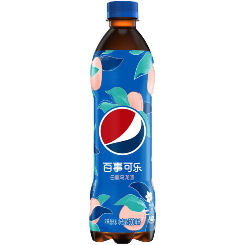 Pepsi Peach Oolong Flavour (China) - 16.9fl.oz (500ml)