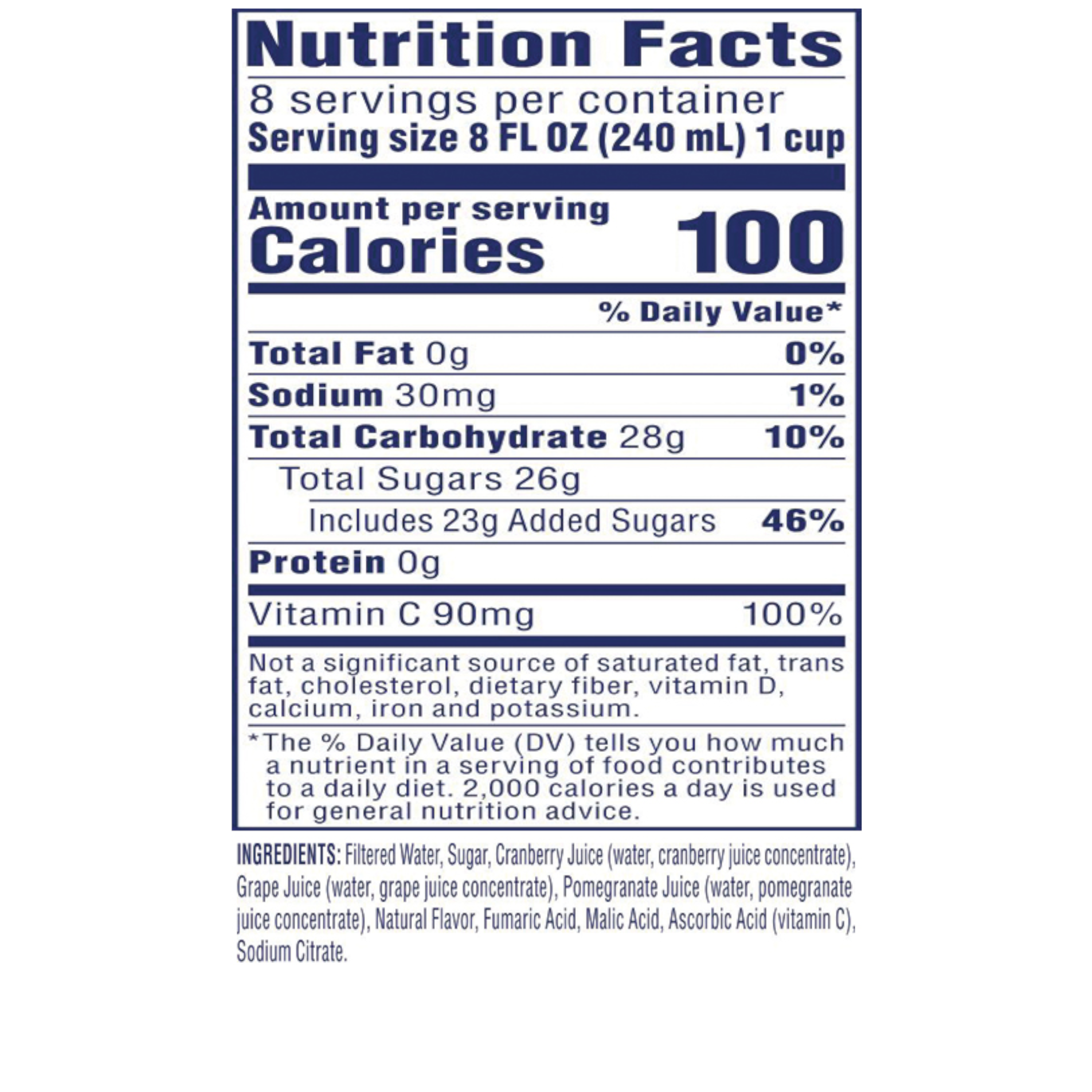 Ocean Spray Cran-Pomegranate Juice - 64oz (1.89L)