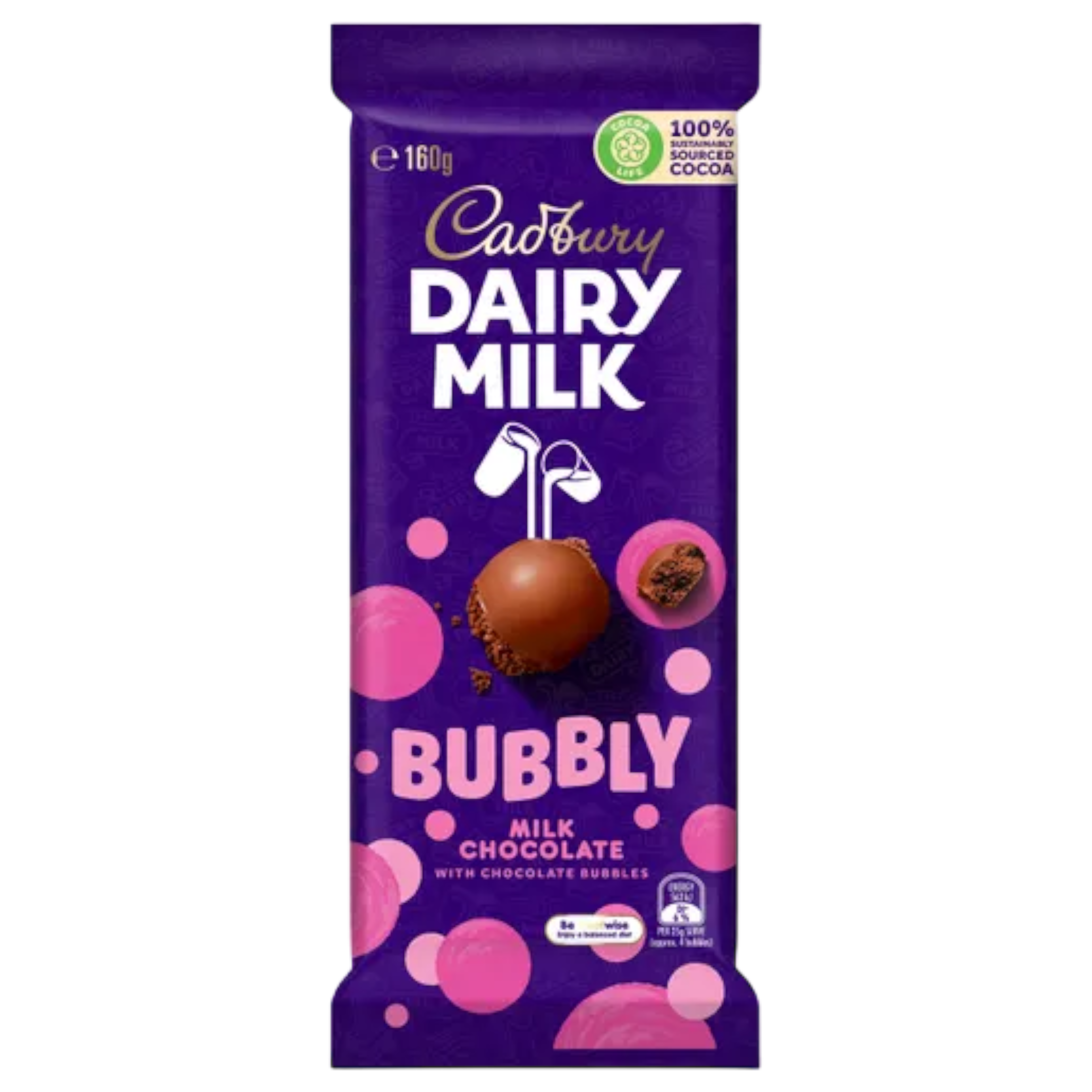 Cadbury Dairy Milk Bubbly Milk Chocolate (Australia) - 5.6oz (160g)