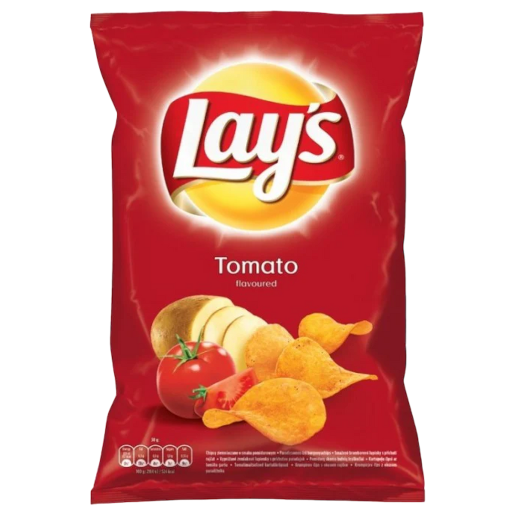 Lay's Tomato Flavoured Potato Crisps (European) - 4.59oz (130g)