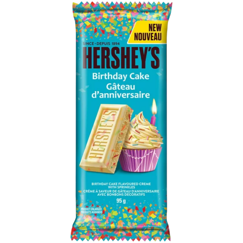 Hershey's King Size Birthday Cake Bar (Canada) - 3.35oz (95g)