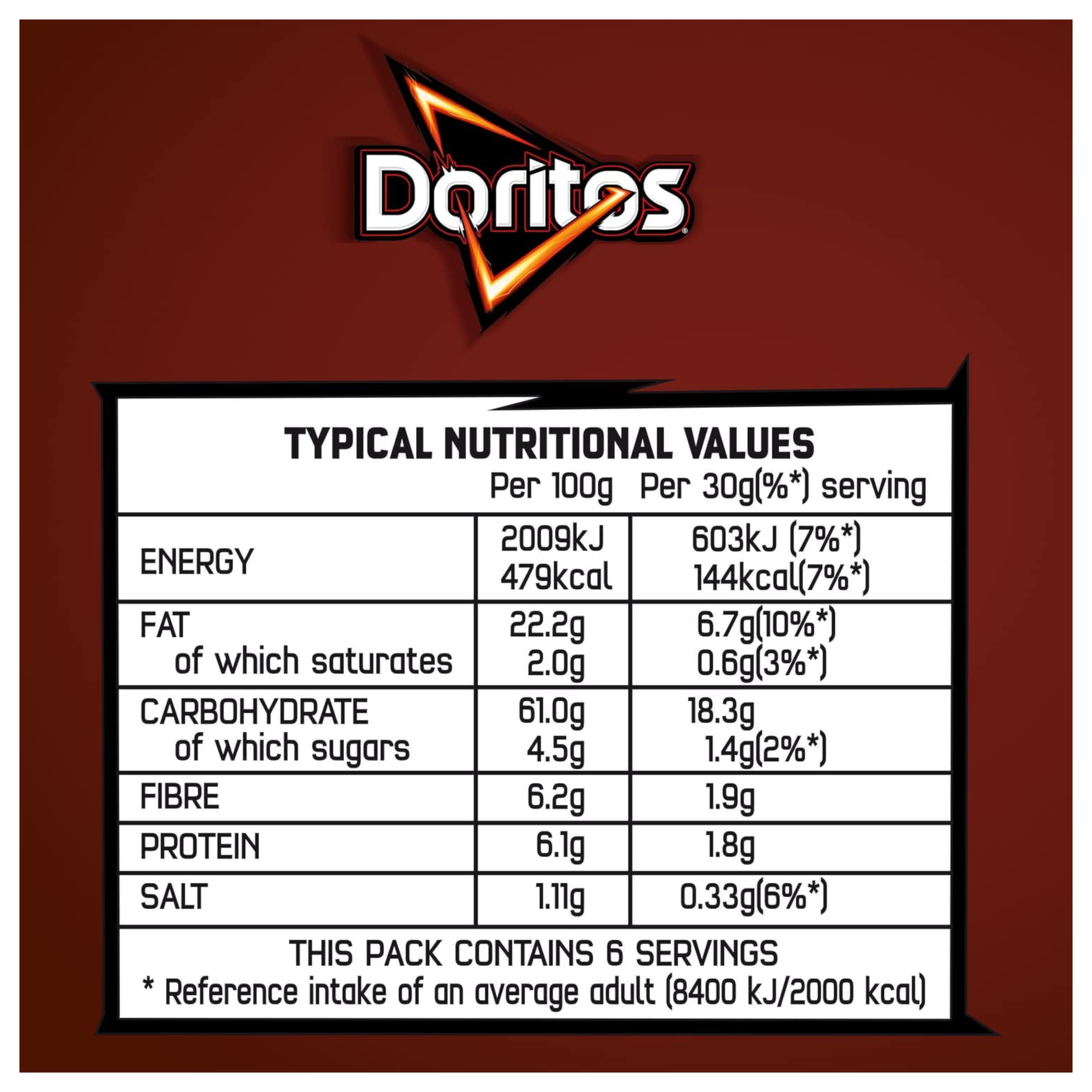 Doritos Burger King Flame Grilled Whopper Big Bag - 6.3oz (180g)