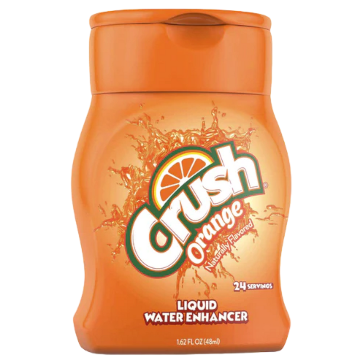 Crush Orange Liquid Water Enhancer 1.62fl.oz (48ml) Poppin Candy