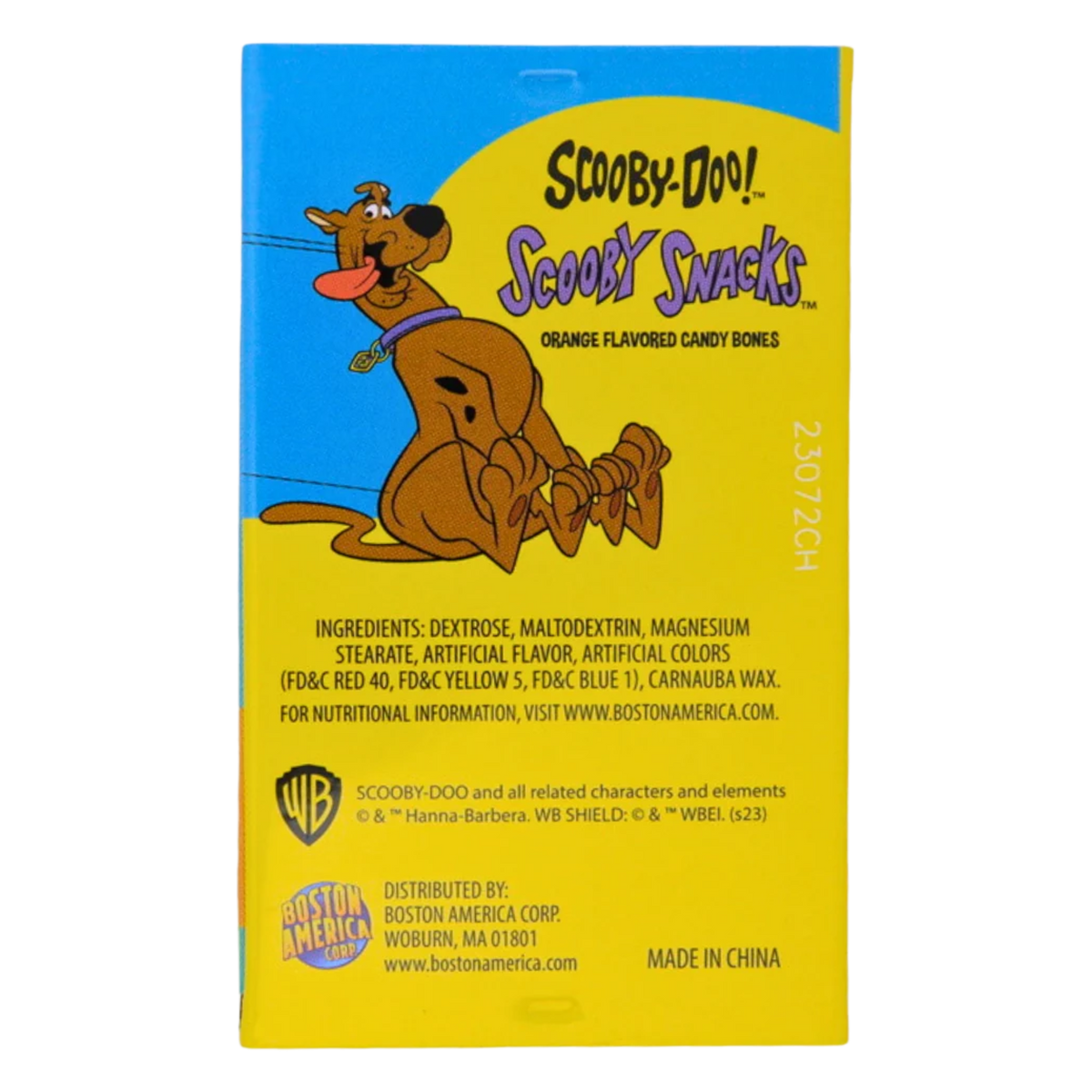 ScoobyDoo Scooby Snacks Candy Slider Tin 1.2oz (34g) Poppin Candy