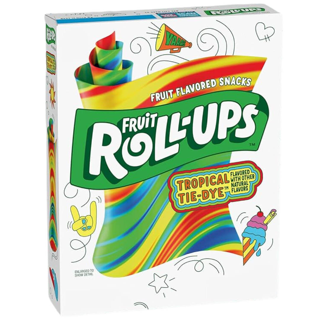 Fruit Roll-Ups Tropical Tie-Dye - 5oz (141g) – Poppin Candy