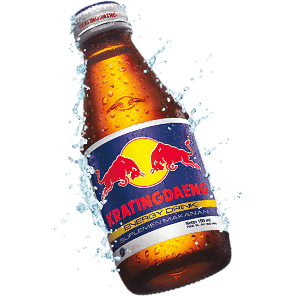 Red Bull Kratingdaeng Glass Bottle (Thailand) - 5fl.oz (150ml)