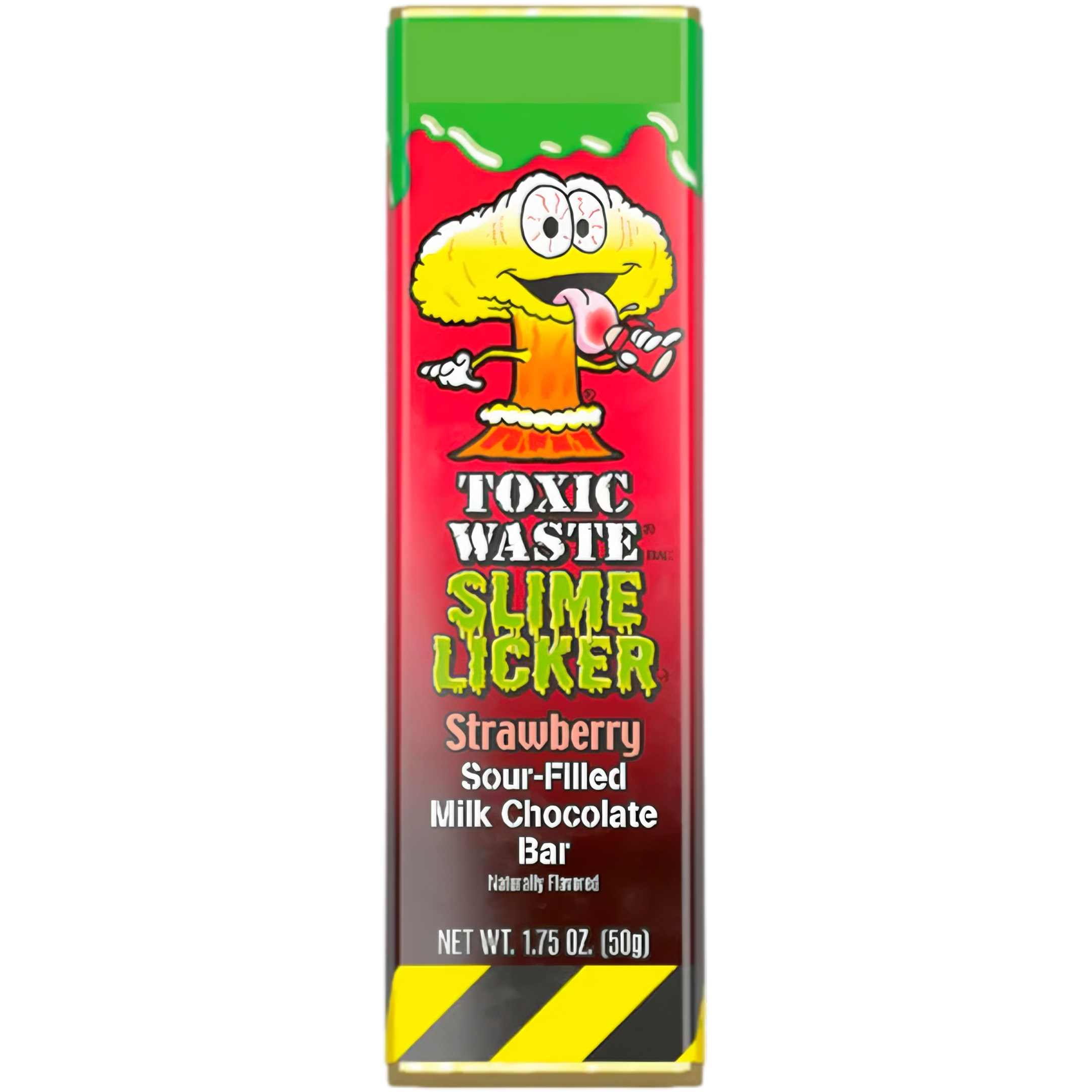 Toxic Waste Slime Licker Strawberry Sour-Filled Milk Chocolate Bar - 1.75oz (50g)