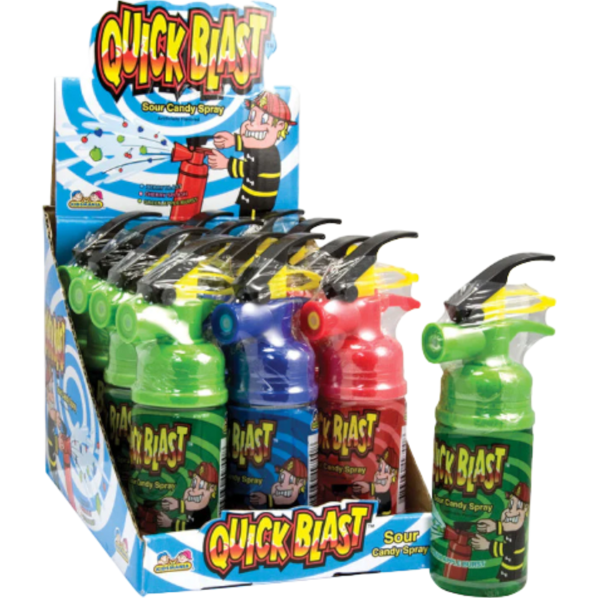 Quick Blast Sour Candy Spray 2oz (57g) Poppin Candy