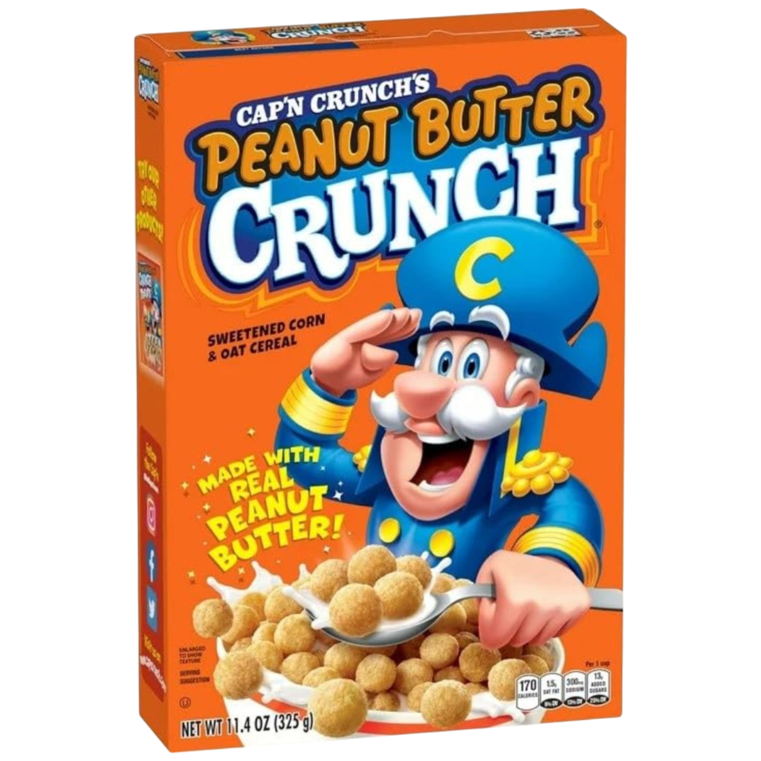 Cap'n Crunch Peanut Butter Crunch Cereal - 11.5oz (325g)