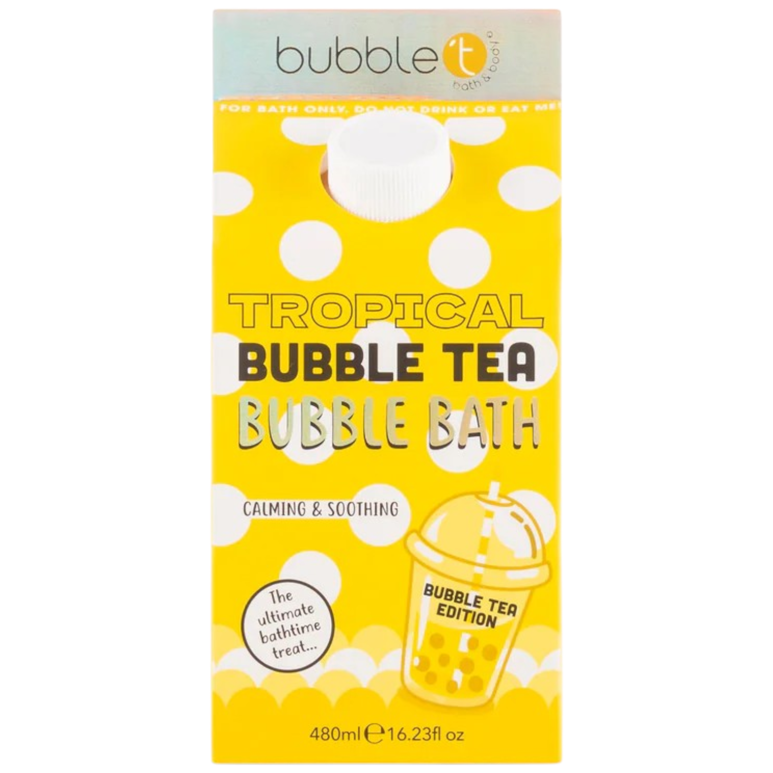 Bubble T Tropical Bubble Tea Bubble Bath - 16.23fl.oz (480ml)