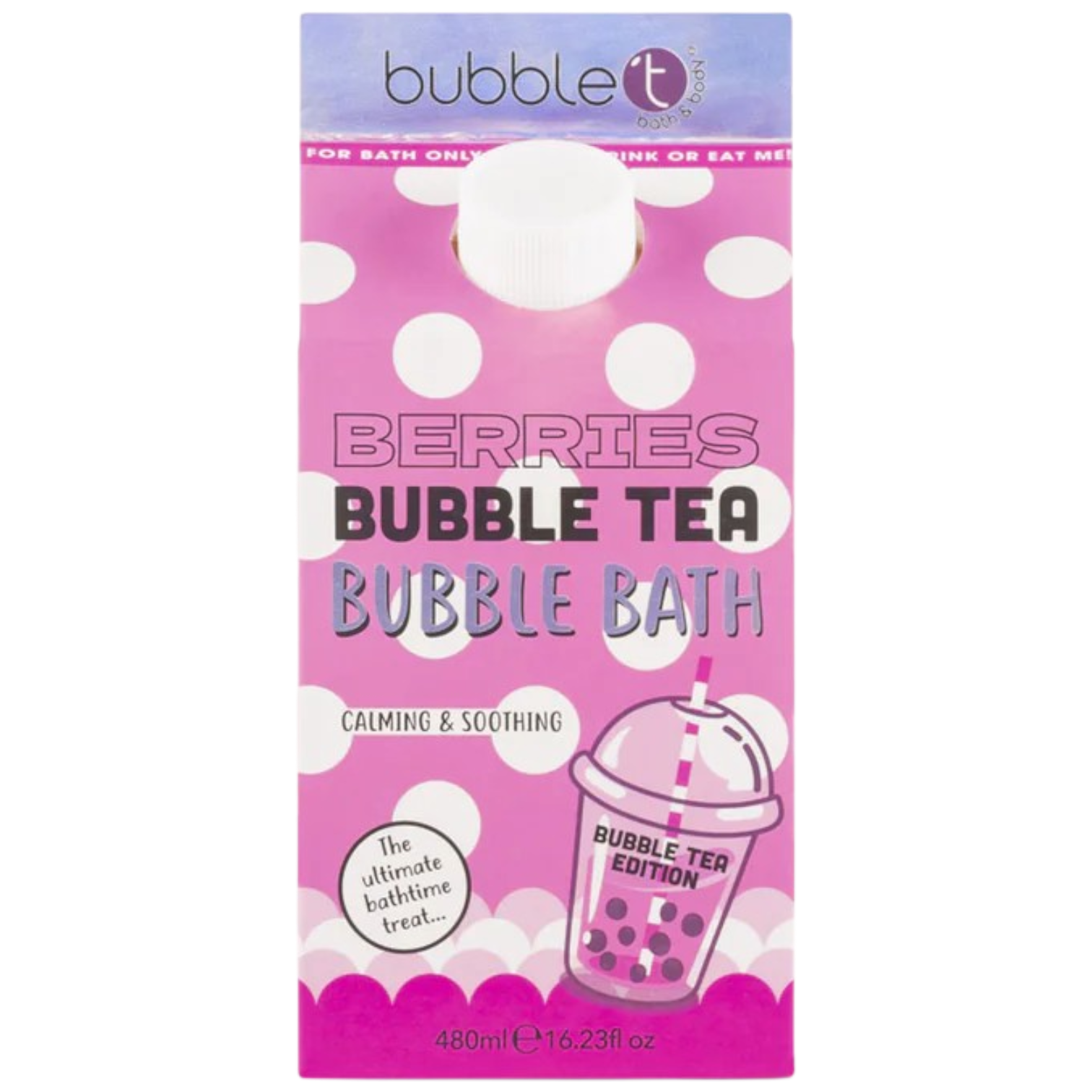 Bubble T Berries Bubble Tea Bubble Bath - 16.23fl.oz (480ml)