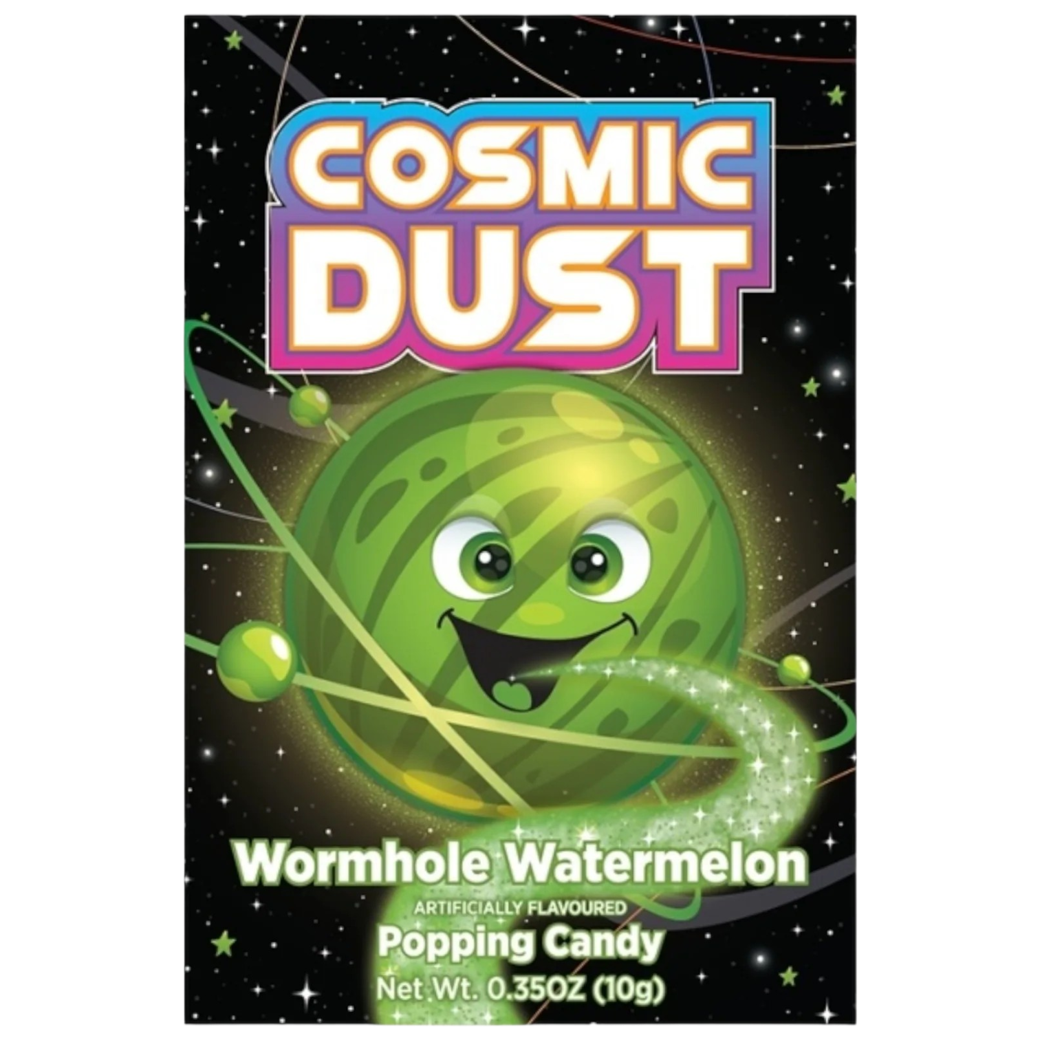 Cosmic Dust Popping Candy Wormhole Watermelon - 0.35oz (10g)