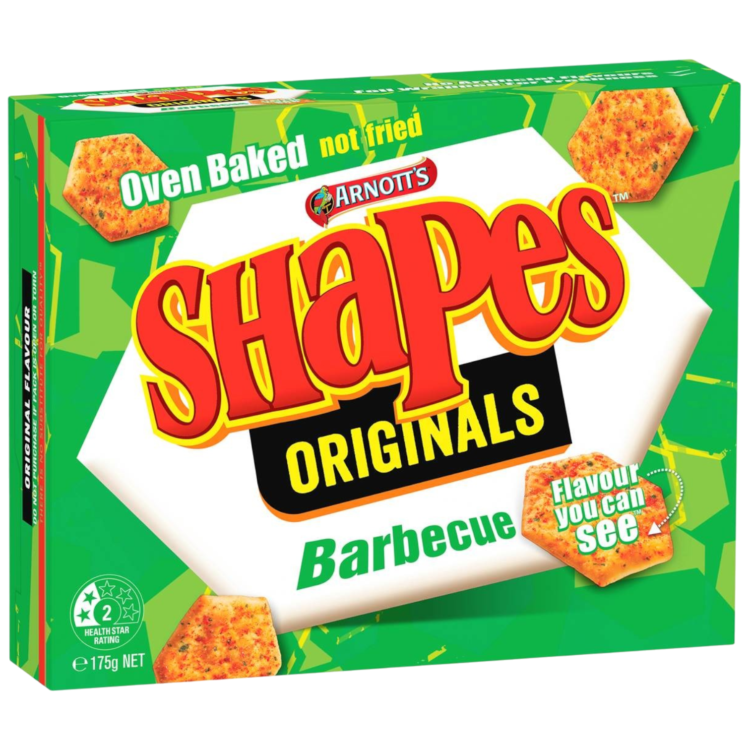 Arnott's Shapes Originals Barbecue Flavour (Australia) - 5.82oz (165g)