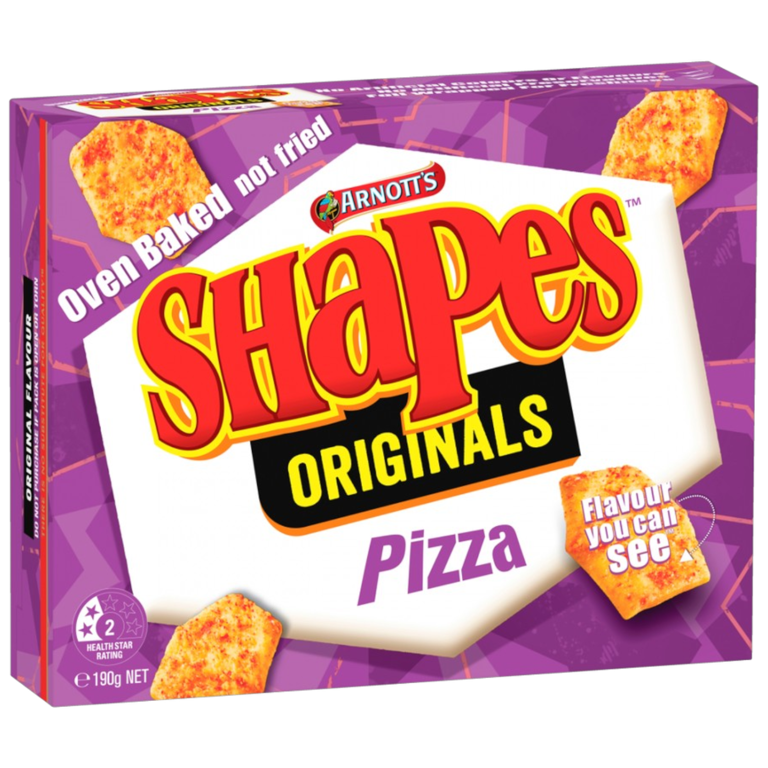 Arnott's Shapes Originals Pizza Flavour - 6.7oz (190g)