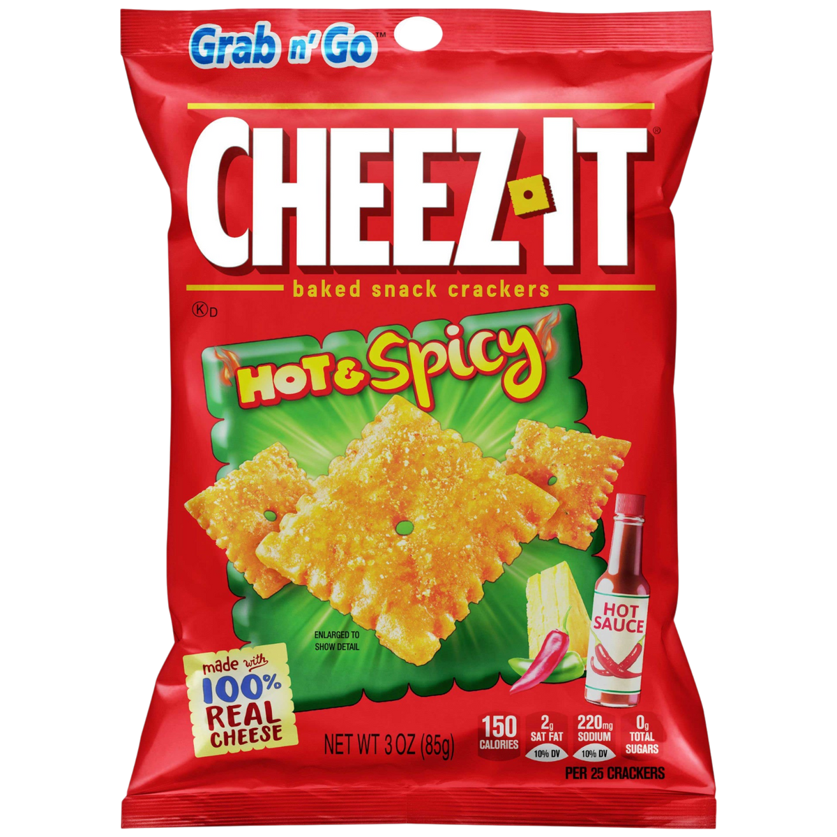 Cheez-It Hot & Spicy Grab Bag - 3oz (85g) – Poppin Candy