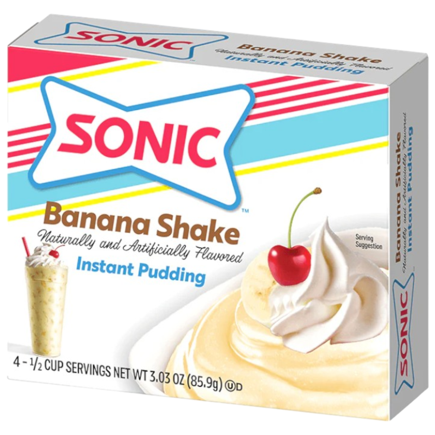 Sonic Banana Shake Instant Pudding - 3.03oz (85.9g)
