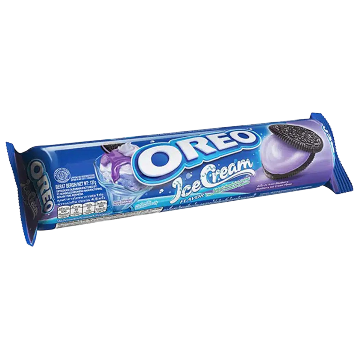 Oreo Blueberry Ice Cream - 4.22oz (119.6g)