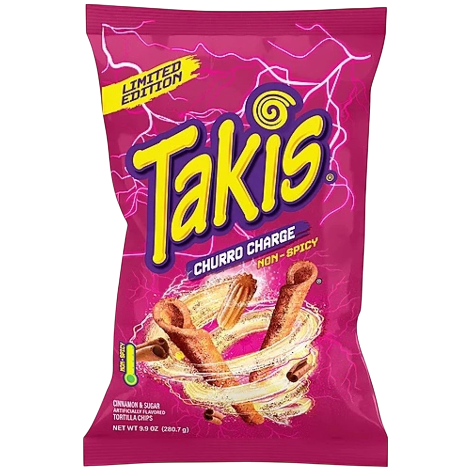 Takis Churro Charge Share Bag (Limited Edition) - 9.9oz (280.7g)