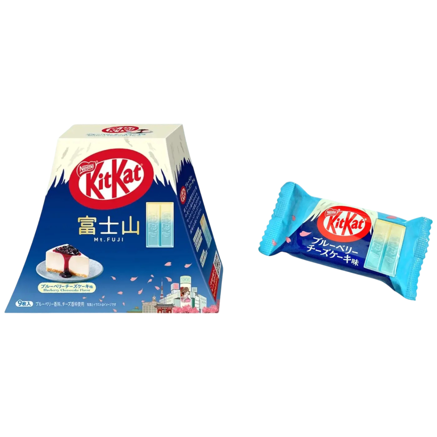 Kit Kat Mount Fuji Blueberry Cheesecake Gift Box (Japan) - 9 Pack