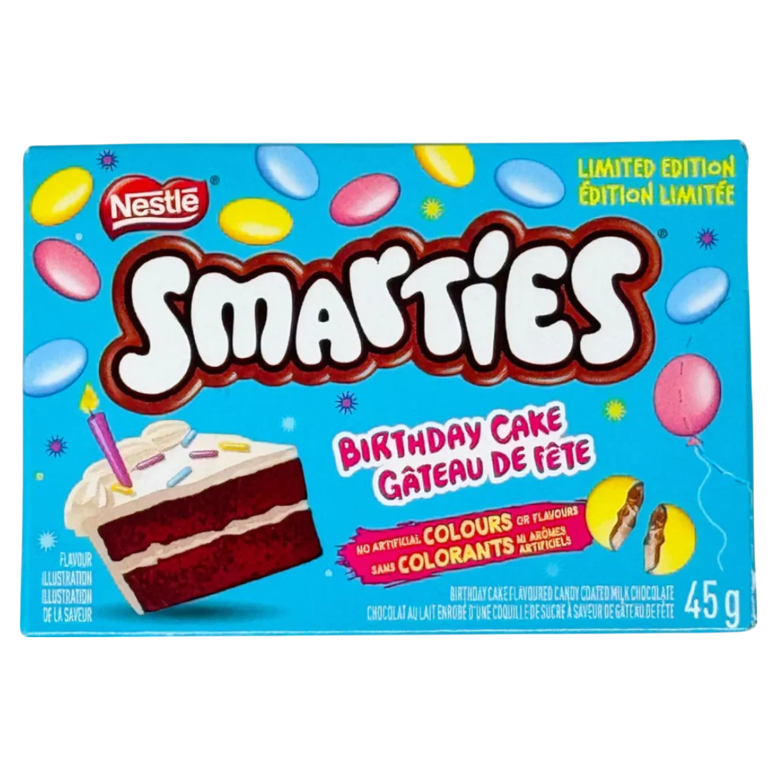 Nestle Smarties Birthday Cake Flavour (Canada) - 1.58oz (45g)
