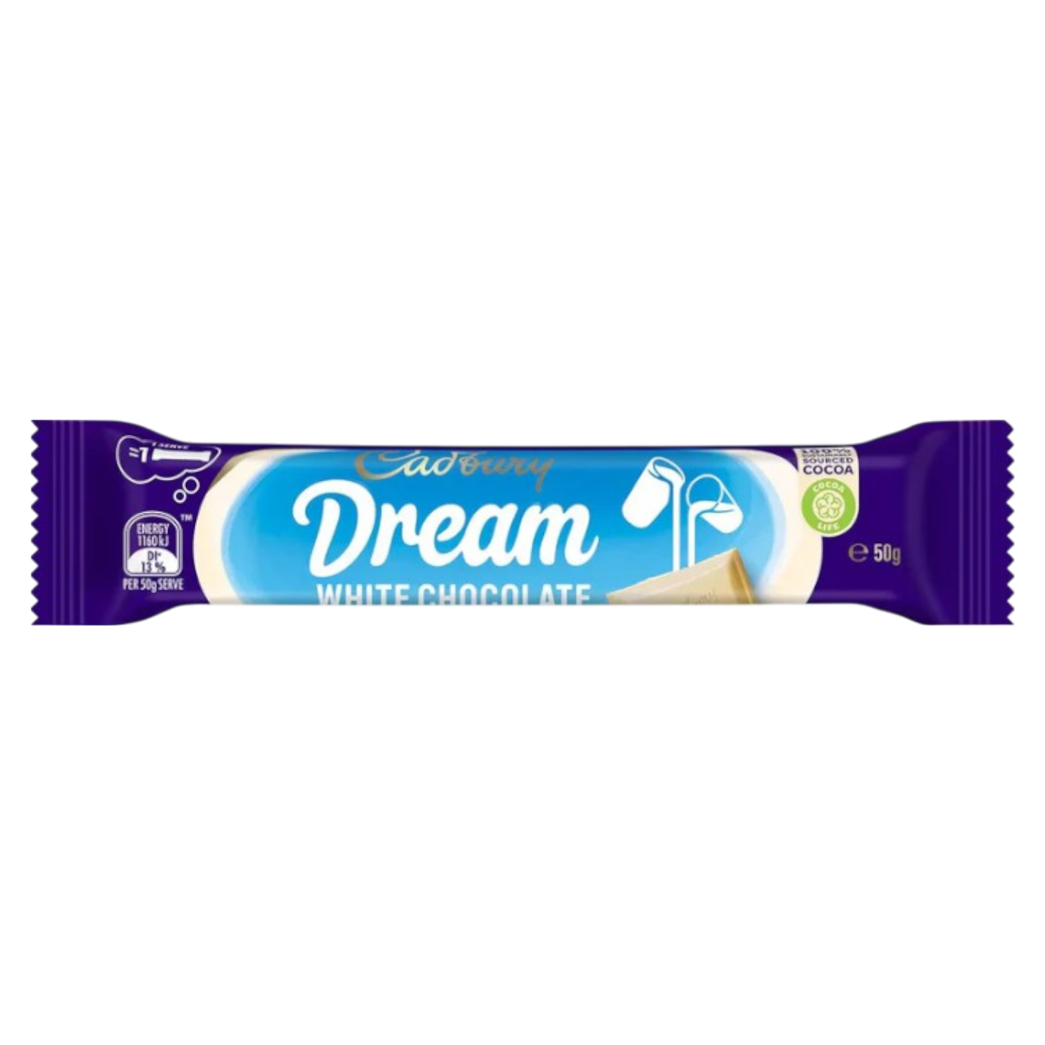 Cadbury Dream White Chocolate Bar (Australia) - 1.7oz (50g)