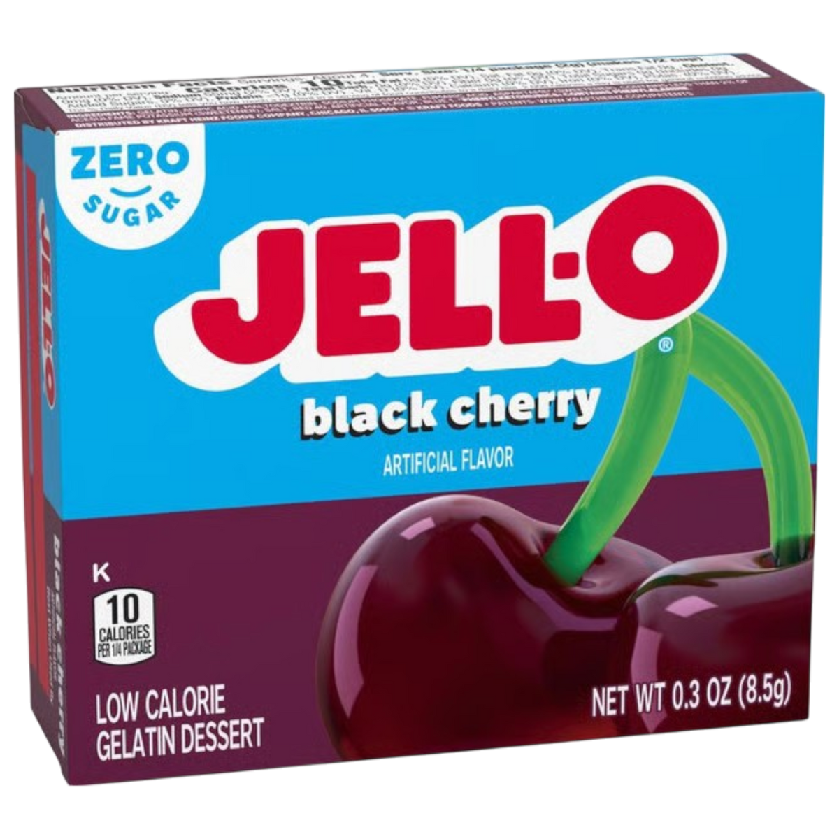 Jell-O Sugar Free Black Cherry Gelatine - 0.3oz (8.5g) – Poppin Candy