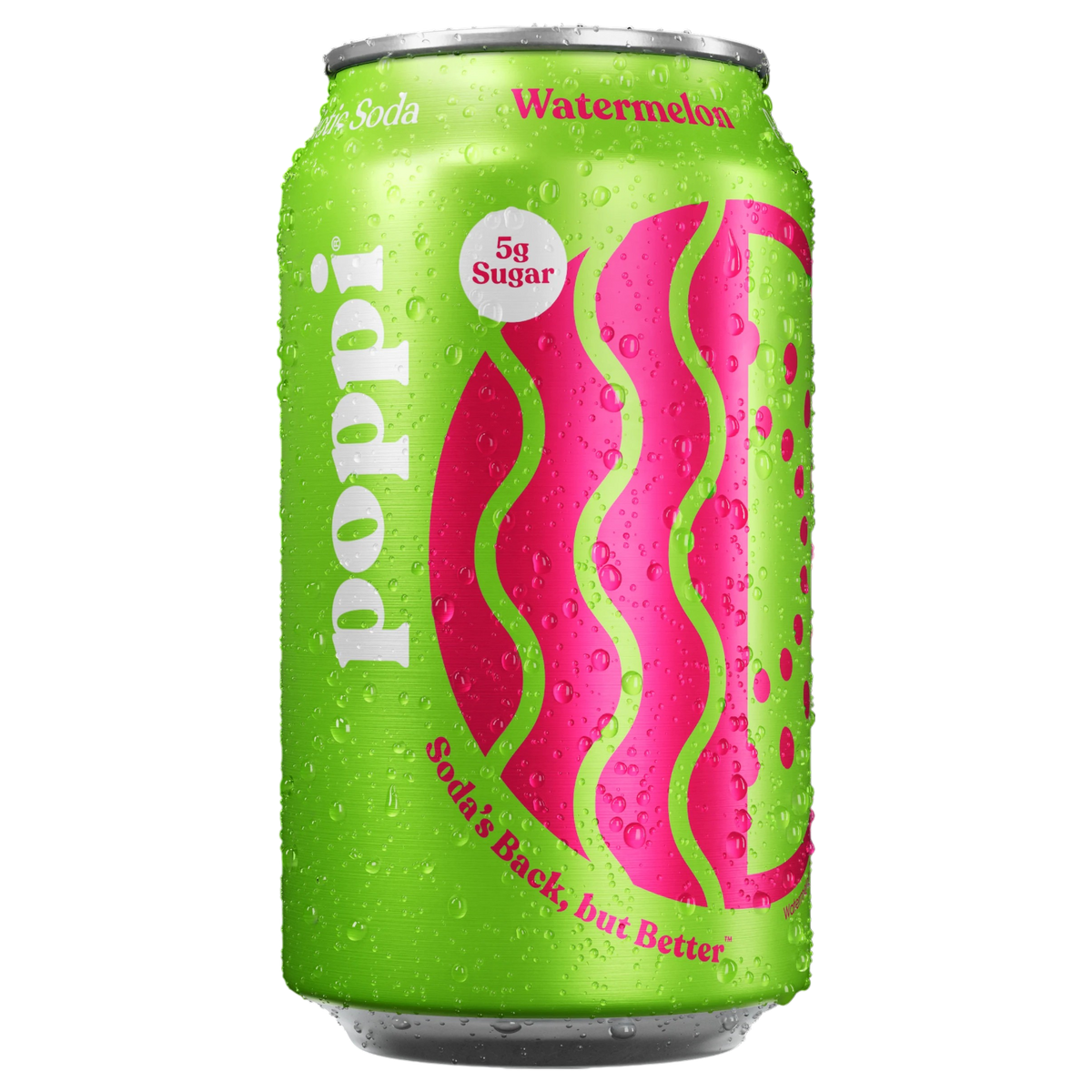 Poppi Watermelon Prebiotic Soda - 12fl.oz (355ml) – Poppin Candy