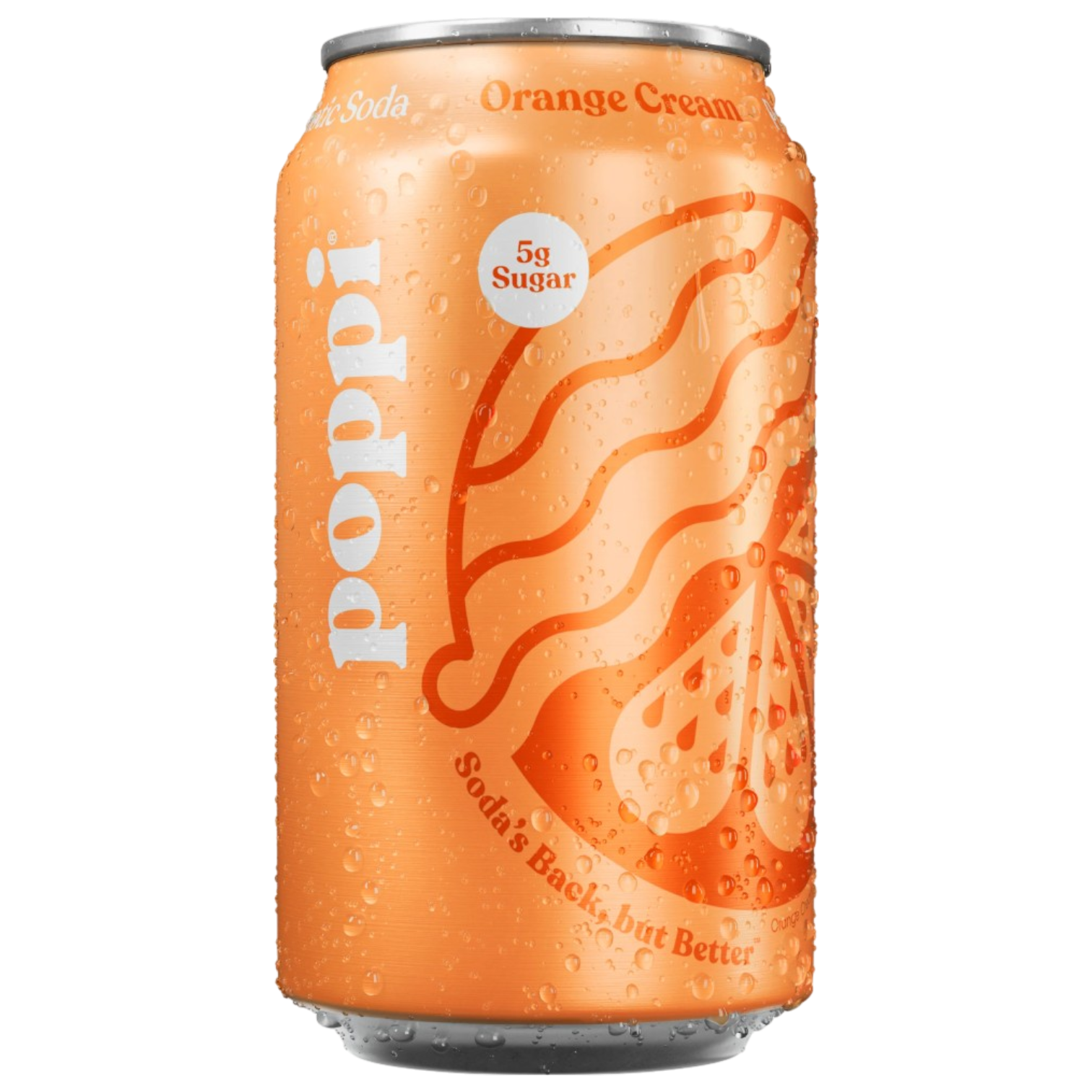 Poppi Orange Cream Prebiotic Soda - 12fl.oz (355ml)